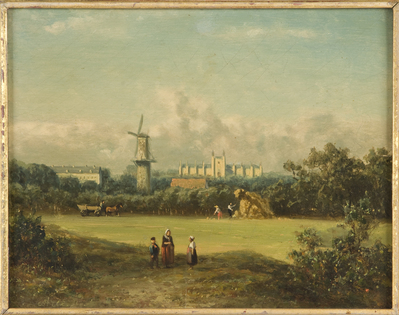 1948-0008-SCH.jpg; 1948-0008-SCH; De Willemskerk (vm. manege van Willem II).; schilderingen