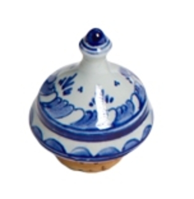 1997-0297-HHIa.jpg; 1997-0297-HHI/a; Dop van een jeneverkruik ter gelegenheid van het 12,5 jarig huwelijk van prinses Juliana en prins Bernhard.; doppen (sluitingen)