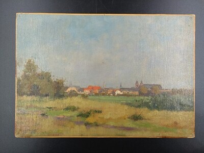 1a78219c-36c0-44df-b517-3a504787745f.jpg; 2018-0016-SCH; Den Haag vanaf de tegenwoordige Daalenbergselaan-Pioenweg; schilderingen