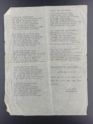 1e198609-5377-4ee7-8f63-4690cc9c25db.jpg; 0000-0718-HHI/d; Gedicht 'Anton van Verkendamme', 1945.; gedichten