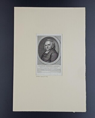 1e7c8513-c303-4dd3-ada2-c942fd0520bf.jpg; 0000-0048-HHI; Portret van Wilhelm Leendert Krieger, predikant te 's Gravenhage.; prenten