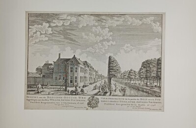1eeab074-90d4-4d30-883e-741b26a31758.jpg; 0000-0023-HHI; Gezicht op de Bezuidenhoutseweg.; prenten