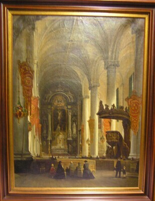 2006x0013-SCH.jpg; 2006x0013-SCH; Interieur van de H. Teresiakerk.; schilderingen