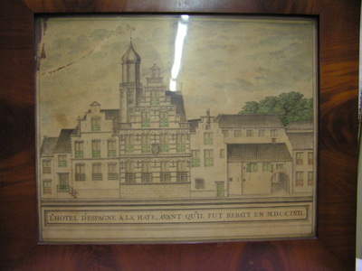 2006x0017-TEK.jpg; 2006x0017-TEK; Het Spaanse Hof (Huis van Assendelft).; tekeningen