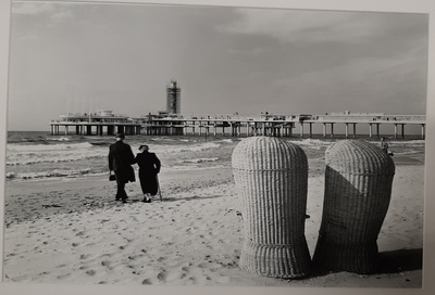 2010-0113-PRE.jpg; 2010-0113-PRE; Wandelen op het strand van Scheveningen; fotografie