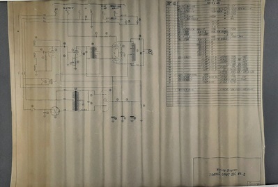 2011-0008-PRE.jpg; 2011-0008-PRE; Technische tekening Wiring Diagram Timing Unit OSC 45-2; technische illustraties