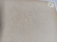 2012-0006-TEKb.jpg; 2012-0006-TEK; Zicht op smal straatje te Den Haag; stadsgezicht