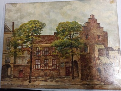 2012-0030-SCH.jpg; 2012-0030-SCH; De Gevangenpoort te Den Haag; stadsgezicht