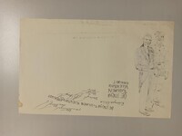 2012-0053-TEKa.jpg; 2012-0053-TEK; Tusschen vliegtuig en vloot; schetsen (beeldende werken)