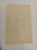 2012-0336-TEKa.jpg; 2012-0336-TEK; Geabstraheerd portret van een vrouw; schetsen (beeldende werken)