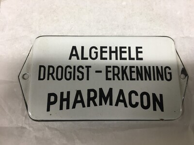 2013-0007-MMOa.jpg; 2013-0007-MMO; ALGEHELE DROGIST - ERKENNING PHARMACON; gevelbord