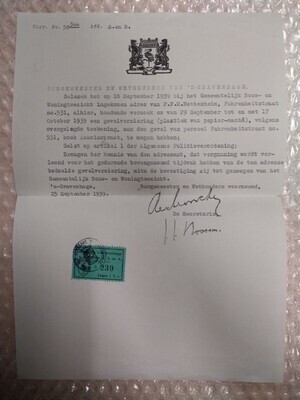 2013-0027-HHIb1.jpg; 2013-0027-HHIb; Brief toestemming gevelversiering apotheek Nettesheim; brieven (correspondentie)