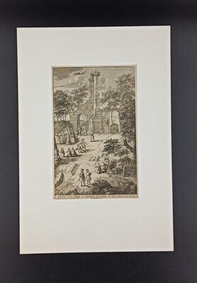 204cc7ff-8e97-4b2e-b6b3-2825e4b21cc2.jpg; 1958-0077-PRE; 'Ruïne van de Kerk van Eikenduinen in den jaare MCCXXIX'; prenten