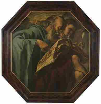 20781cf5-ba7d-40fe-bd1f-77537e2dc6b1.jpg; 1935-0009-SCH; De Evangelist Mattheus.; schilderingen
