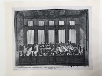 252b5c01-fd28-4b35-936d-98a0f9c7502f.jpg; 0000-0080-HHI; De prinses gouvernante van prins Willem V neemt zitting in de vergadering der Ed. Gr. Mog. Heeren Staten van Holland, 1752.; prenten