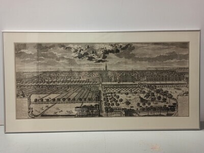 28474035-b78c-466f-9eb5-26982020d488.jpg; 1862-0002-HHI; ''s-Graven-Hage zooals dezelve zig in den jaare 1730 aan de zijde van het Bosch vertoonde'; prenten