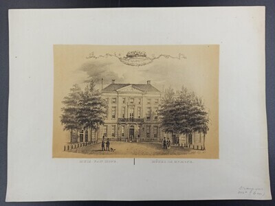 2920b5bd-5fe2-4fce-99af-19e02f3a64c6.jpg; 1986-0267-PRE; Het Paleis Lange Voorhout.; prenten