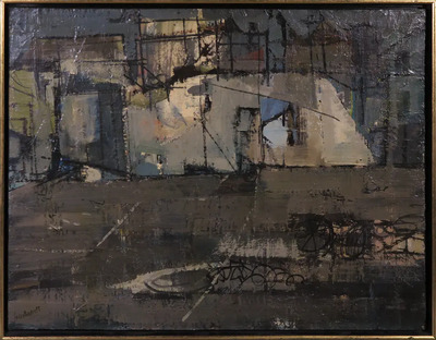 2a801e1d-d89a-436d-a9b8-75c8235bab64.jpg; 1964-0075-SCH/s; Afbraak bij Nieuwe Haven.; schilderingen