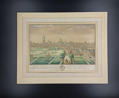 337a096c-e41e-46f1-957f-4b235a8e5e1a.jpg; 1976-0292-PRE; Gezicht op Den Haag.; prenten