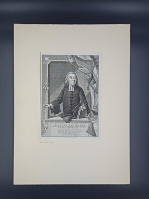 33df3ca0-db51-4be7-93ce-e43e867b4d52.jpg; 0000-0043-HHI; Portret van Joannes van Spaan, predikant te 's Gravenhage, 1762; prenten