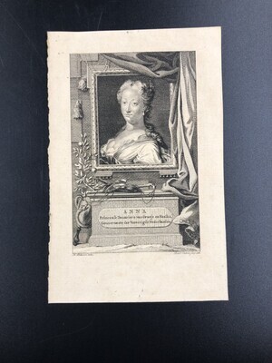 351fa192-3f52-4f95-b13e-29f1cd5830bd.jpg; 1997-0330-HHI; Portret prinses Anna.; prenten