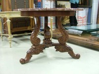 363_b.jpg; 1982x363; Mahoniehouten tafel met marmeren blad; tafels (dragend meubilair)