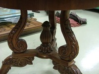 363_d.jpg; 1982x363; Mahoniehouten tafel met marmeren blad; tafels (dragend meubilair)