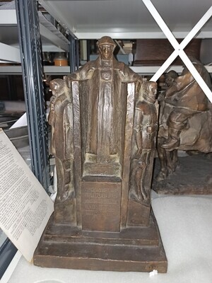 3c51fe38-224f-4c4a-b46c-4cbb4a470550.jpg; 1976-0001-BEO; Ontwerp Juliana van Stolbergmonument.; beeldhouwwerken (beeldmateriaal)