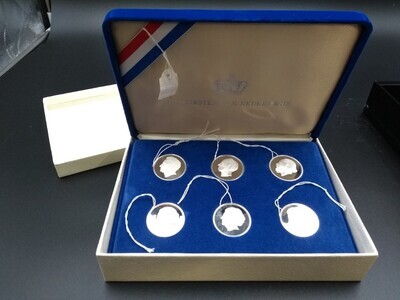 3ff3f91a-586f-4f69-a8a5-207148e099b7.jpg; 1998-0010-HHI/a-f; Collectie munten "Vorsten van Nederland"; munten (ruilmiddelen)