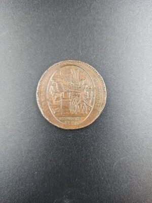 429d555b-d5a1-4f8d-8b9d-a8716dfbf1ac.jpg; 0000-0221-PEO; Medaille met betrekking tot de vrijheidsviering in Frankrijk op 14 juli 1790; medailles