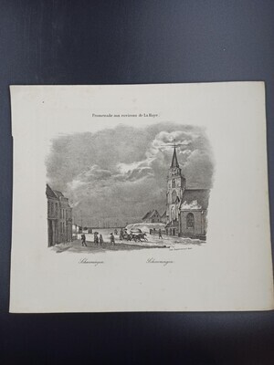 44bb6c1d-e338-419f-adfe-7c69663257fc.jpg; 1952-0007-HHI; Scheveningen in de winter.; prenten