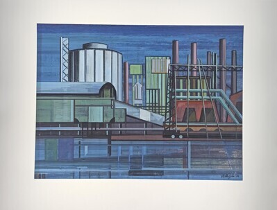 46b5c02b-d0c7-4d35-9166-a1ccf5c1e18b.jpg; 1962-0077-TEK/S; Gasfabriek Trekweg.; gouache