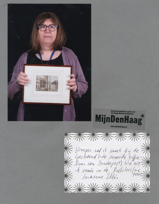 53af2403-d38f-4e71-8d81-f35ecafca216.jpg; V-HHM-1291; Het topstuk (ets van het Lange Voorhout) van Susanne Illés; MijnDenHaag*