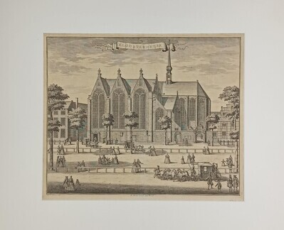 568d1696-8d99-4a6d-babb-d3923c920ed6.jpg; 1955-0003-PRE; Kloosterkerk te 's-Gravenhage; prenten