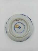 59195dc5-a149-49e3-b91b-ff16a498b551.jpg; 0000-0507-OCE/6a-b; Kop en schotel van wit steengoed met blauwe decoratie; koppen (drinkgerei)