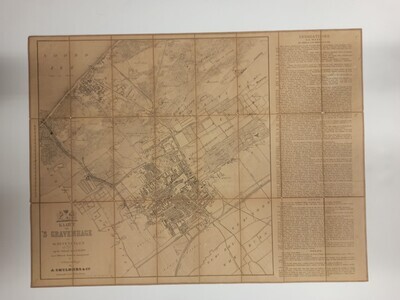 642b94c3-aaca-4f9e-b9c3-02fc30edd50a.jpg; 0000-0303-HHI; Plattegrond uit 1879 van de stad Den Haag, Scheveningen en randgemeenten.; topografische kaarten
