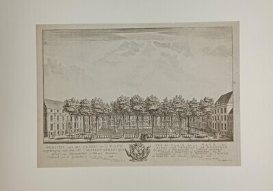 6bcf5156-1509-4cfc-ab59-459acee6c225.jpg; 0000-0018-HHI; Gezicht van het Plein in 's Hagen, 1758; prenten