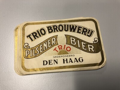 6bde2e5d-f598-4be7-8a8d-fedea9d94d48.jpg; 0000-0282-HHI/1-15; 15 Fles-etiketten van Trio Brouwerij.; labels (identificatiedragers)