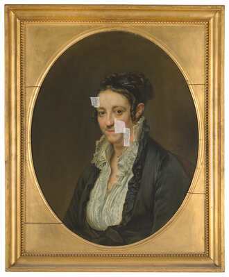 6e1d6edc-d43d-4423-b2ae-8a8deb9667be.jpg; 1922-0007-SCH; Portret van Jacoba Johanna Poel, echtgenote van Prof.dr. Gerbrand Bakker.; portretten