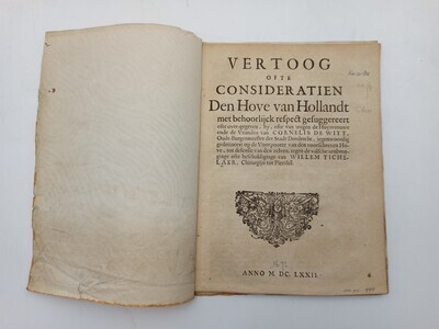 6edae473-12d4-4977-97c2-c9f406f67868.jpg; 400; Pamflet 'Vertoog ofte Consideratien Den Hove van Hollandt'; pamfletten