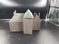 73c5736f-55b4-4062-9c12-e110ec7b6907.jpg; 1941-0001-MHO/75; Model van gebouw langs de Hofvijver; gebouwen