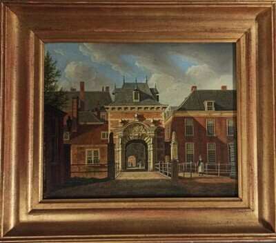 7473916e-4142-445b-98cf-40367ef88961.jpg; 0000-0019-SCH; De Grenadierspoort gezien vanaf het Plein.; schilderingen