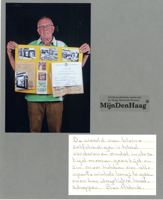 77413606-8ebe-4337-b862-031d1b339283.jpg; V-HHM-1608; Het topstuk (fotocollage paardenslager) van Bas Abbink; MijnDenHaag*