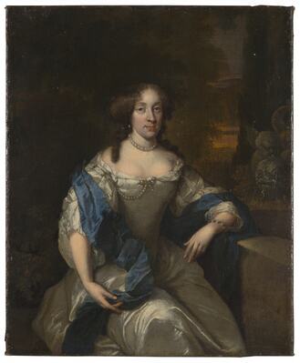 7825c6c7-dfad-4b74-9e07-95e0f0701beb.jpg; 1922-0038-SCH; Portret van Cornelia Panser (1640-1678) echtgenoot van Jacob van Ceters; portretten