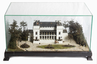 7e0e3bf5-65a7-4924-b18e-ff6a0d1e74f7.jpg; 1989-0015-HHI; Maquette van Huize Boschlust.; maquettes (schaalmodellen)