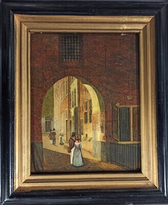 8aed88c3-66a6-4dc1-8db9-7a58f50857ad.jpg; 1905-0005-SCH; De Gevangenpoort.; schilderingen