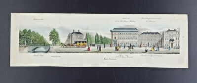 8c7d2412-8e1f-4973-a834-ab80c73cd29f.jpg; 0000-0087-HHI; Korte Voorhout (zuidzijde).; prenten