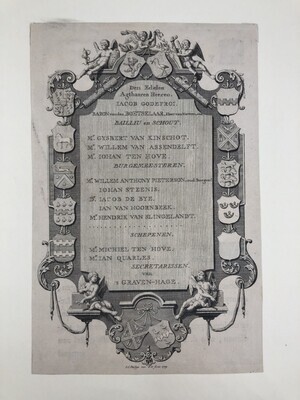 8d77e299-10b6-4597-87f5-fd2ed70c3af8.jpg; 0000-0020-HHI; Titelblad van De Riemers beschrijving van 's-Gravenhage uit 1730; prenten