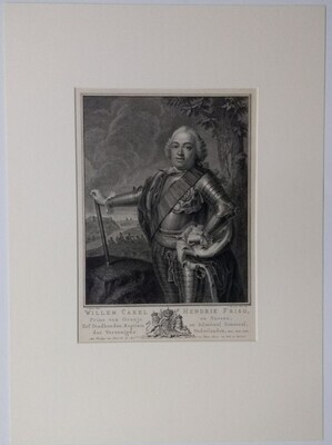 8f1fa7f5-9ac8-4adf-bcdd-55e4177f59cb.jpg; 1964-0018-PRE; Portret Willem IV; prenten