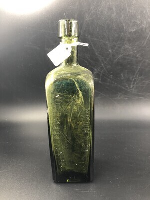 8fb2ac38-b2b6-4bc7-a17e-85a5a8d69e20.jpg; 2004-0001-HHI; Flesje van "VAN KLEEF & ZOON DEN HAAG"; flessen